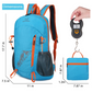 🎒 Foldable Waterproof Camping Backpack — Packable Daypack Folds into Carry Pouch