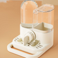 🐦 2-in-1 Automatic Bird Feeder and Waterer for Cage — Gravity-Fed No-Mess Feeder| Cage-Mount Design
