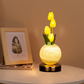 🌷 Elegant Tulip Bouquet Night Light — Lifelike PU Flower Table Lamp with 3-Color LED & Touch Dimming