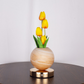 🌷 Elegant Tulip Bouquet Night Light — Lifelike PU Flower Table Lamp with 3-Color LED & Touch Dimming