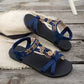 👡 Women's Round Toe Flat Breathable Sandals — Comfortable Everyday Summer Sandals with Arch Support & Non-Slip Sole