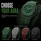 ⌚ Men's Luxury Sparkling Quartz Watch — Diamond-Inlaid Sunray Dial with Fluted Bezel