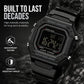 ⌚ Men's Waterproof Digital Watch with LED Luminous Display — Stopwatch, Alarm & Date Function | LED Backlight | Ideal for Outdoor & Daily Wear