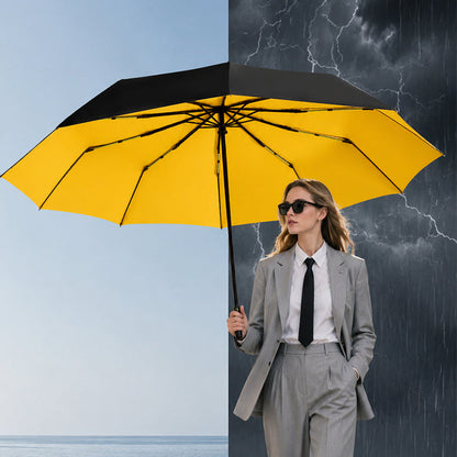 🌂 Large Automatic Umbrella – Windproof Rain & UPF 50+ Sun Protection, One-Button Open for Commuting & Outdoor Use ☀️🌧️