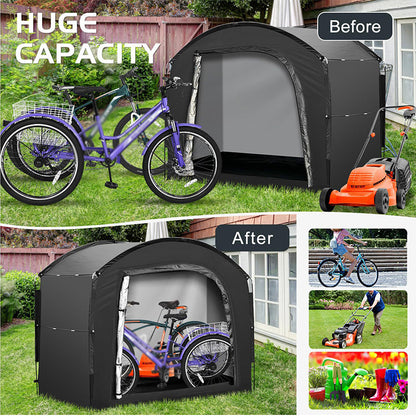 ⛺ Waterproof Bicycle Storage Tent – Portable Outdoor Bike Shed for 2-3 Bikes, with UV Protection & Weatherproof Cover, Easy Assembly 🚲🏠