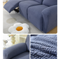 🛋️ Non-Slip Recliner Sofa Slipcover – 4-Piece Elastic Stretch Cover with Adjustable Straps, Machine Washable Furniture Protector for Pets & Kids 🐾✨