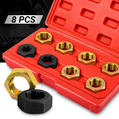 🔧 8Pcs Thread Repair Kit – Helicoil Restoring Tool Set for M5-M12 Stripped Threads, Automotive Screw Repair with HSS Drill Bits & Insert Tools 🚗💪