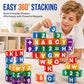 🧊 Magnetic Alphabet & Number Cubes for Children – 6-Side Magnetic Building Blocks for Spelling, Counting & STEM Learning, 3+ Years 🔤🔢