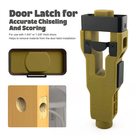 🔧 Professional Door Latch Installation Tool – Precision Jig for UK Standard Doors, Quick Alignment for Handles & Latches 🚪⚡