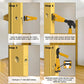 🔧 Professional Door Latch Installation Tool – Precision Jig for UK Standard Doors, Quick Alignment for Handles & Latches 🚪⚡