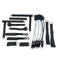 📏 Portable Pilates Bar Kit with 6 Resistance Bands – Adjustable Straps for 5’3″+, Full-Body Toning for Home & Travel 💪🧘‍♀️