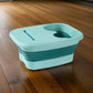 ⏳Time-Limited Special⏰🛁 Collapsible Foot Spa Basin with Lid – Portable Silicone Foot Soak Tub