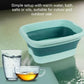 ⏳Time-Limited Special⏰🛁 Collapsible Foot Spa Basin with Lid – Portable Silicone Foot Soak Tub
