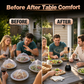 ✨ Fly Repellent Fan – Rechargeable USB-C Table Fan, Chemical-Free with Flexible Blades, Keeps Flies Away from Food for BBQ & Picnic 🍔🌿
