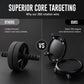 💪 4-Wheel Ab Roller with Knee Mat – 360° Gliding Core Trainer for Home Gym, Sturdy Abdominal Wheel for Full Body Workout 🏋️‍♂️✨