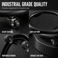 💪 4-Wheel Ab Roller with Knee Mat – 360° Gliding Core Trainer for Home Gym, Sturdy Abdominal Wheel for Full Body Workout 🏋️‍♂️✨