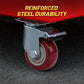 🔩 Heavy Duty Swivel Castor with Total Stop Brake – 200kg Load Capacity, PU Wheel, Non-Marking, 360° Smooth Rotation for Trolley & Workbench 🛠️✨