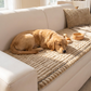 🛋️ Quilted Corduroy Non-Slip Sofa Cushion – Thick & Soft Furniture Protector with Anti-Slip Backing, Fits 2/3/4 Seater Sofas 🧵✨