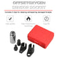 🔧 5PC Oxygen Sensor Socket Set – 22mm Offset O2 Wrench with Thread Chasers (M12/M18), Professional Lambda Sensor Removal Kit for Cars & SUVs 🚗⚡