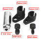 🔧 5PC Oxygen Sensor Socket Set – 22mm Offset O2 Wrench with Thread Chasers (M12/M18), Professional Lambda Sensor Removal Kit for Cars & SUVs 🚗⚡