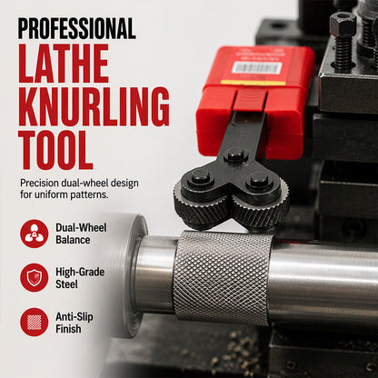 🔧 Durable Lathe Knurling Tool Holder – Low-Stress Design for Precision Knurling