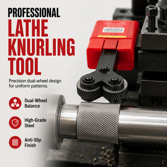 🔧 Durable Lathe Knurling Tool Holder – Low-Stress Design for Precision Knurling