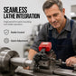 🔧 Durable Lathe Knurling Tool Holder – Low-Stress Design for Precision Knurling