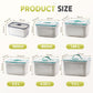 🥗 2 in 1 Draining Fresh-Keep Food Container with Built-in Colander – Leakproof Fridge Storage for Fruits & Veggies 🧊✨