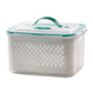 🥗 2 in 1 Draining Fresh-Keep Food Container with Built-in Colander – Leakproof Fridge Storage for Fruits & Veggies 🧊✨