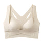 💃 Criss-Cross Lift & Sculpt Comfort Bra – Wireless Support Bra with Flattering U-Back, Seamless Smoothing for Everyday Wear ✨
