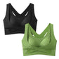 💃 Criss-Cross Lift & Sculpt Comfort Bra – Wireless Support Bra with Flattering U-Back, Seamless Smoothing for Everyday Wear ✨