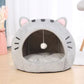 🏕️ 2-In-1 Pet Tent & Pet Bed – Convertible Cat Cave with Removable Cushion, Spacious Hideaway for Cats & Small Dogs 🐾✨