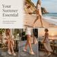 🌴 Women‘s Platform Wedge Sandals – Comfortable Straw Woven Ankle Strap Open Toe Espadrilles with Non-Slip Sole, Perfect for Summer Holiday 👡✨