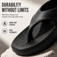 ☁️ Unisex Thick Sole Non-Slip Flip Flops – Cloud-Like Comfort Platform Sandals, Lightweight EVA with Arch Support, Perfect for Beach & Daily Walks 🌊👣
