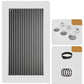 No-Drill Magnetic Accordion Door Curtain