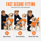 🐕 Dog Life Jacket with Removable Front Float – Chin Support for Beginner Swimmers, Reflective Safety Vest with Rescue Handle 🏊‍♂️✨