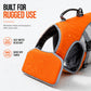 🐕 Dog Life Jacket with Removable Front Float – Chin Support for Beginner Swimmers, Reflective Safety Vest with Rescue Handle 🏊‍♂️✨