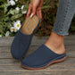 👡 Women's Perforated Platform Mules – Breathable Slip-On Summer Sandals with Cushioned Footbed, Lightweight & Easy to Walk In 🌸✨