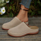 👡 Women's Perforated Platform Mules – Breathable Slip-On Summer Sandals with Cushioned Footbed, Lightweight & Easy to Walk In 🌸✨