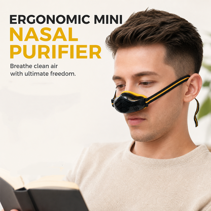 👃 Portable Nasal Air Filter – Invisible Nose Mask for Allergies & Dust, Reusable & Breathable Nose Plugs 🌸✨
