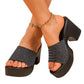 👡 Elevated Comfort Slide Heels – Stylish Platform Slip-On Sandals with Cushioned Footbed, Perfect for Work & Weekend 🌸✨