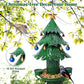 🎄 Festive Tree Bird Feeder – Metal Hanging Christmas Feeder for Garden Birds, Rust-Resistant with 360° Perch 🐦✨