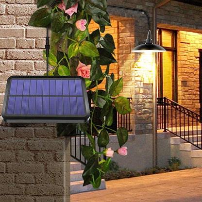 💡 Solar Powered Retro Pendant Light – Vintage Style Hanging Lantern with Auto On/Off, Weatherproof for Year-Round Garden Use 🌿✨