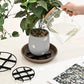 🪴 Root-Saving Plant Saucer with Internal Risers – Elevated Drip Tray for Pots, Prevents Root Rot & Protects Surfaces 🌱✨