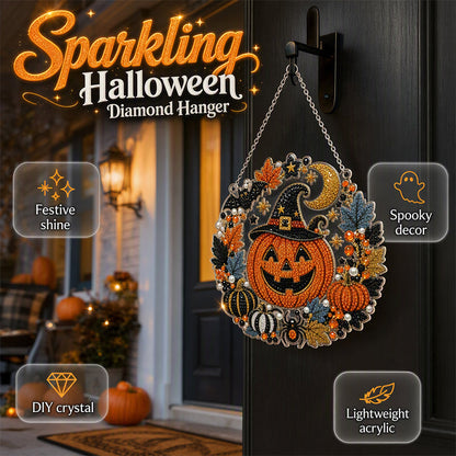 🎃Halloween Diamond Art Hanging Ornament Kit