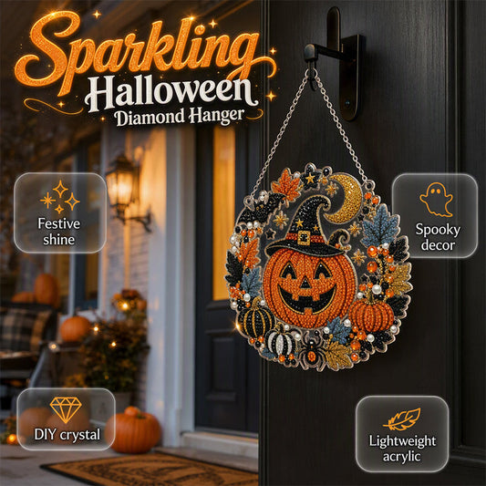 🎃Halloween Diamond Art Hanging Ornament Kit