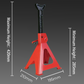 🛡️ Heavy Duty Reinforced Jack Stand – 3 Ton(6,000 Lbs) Capacity Double Locking Car Axle Stands, Wide Base for SUV & Truck 🚗💪