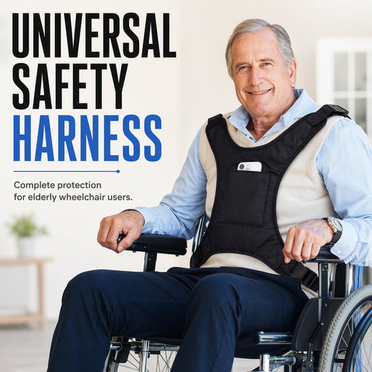 ♿ Wheelchair Safety Seatbelt for Elderly – Secure Positioning Belt with Quick-Release Buckle, Easy-Attach for Most Wheelchairs 🛡️✨