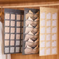 🧦 Double-Sided Hanging Underwear Organizer – 30-Pocket Space-Saving Closet Storage