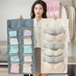 🧦 Double-Sided Hanging Underwear Organizer – 30-Pocket Space-Saving Closet Storage